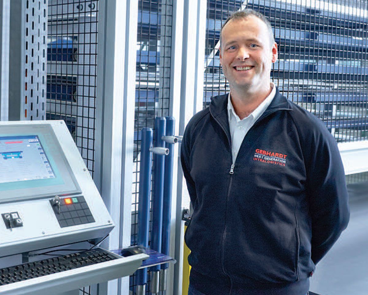 Picture: Torsten Schumacher, Technical Plant Manager at GEBHARDT Fördertechnik